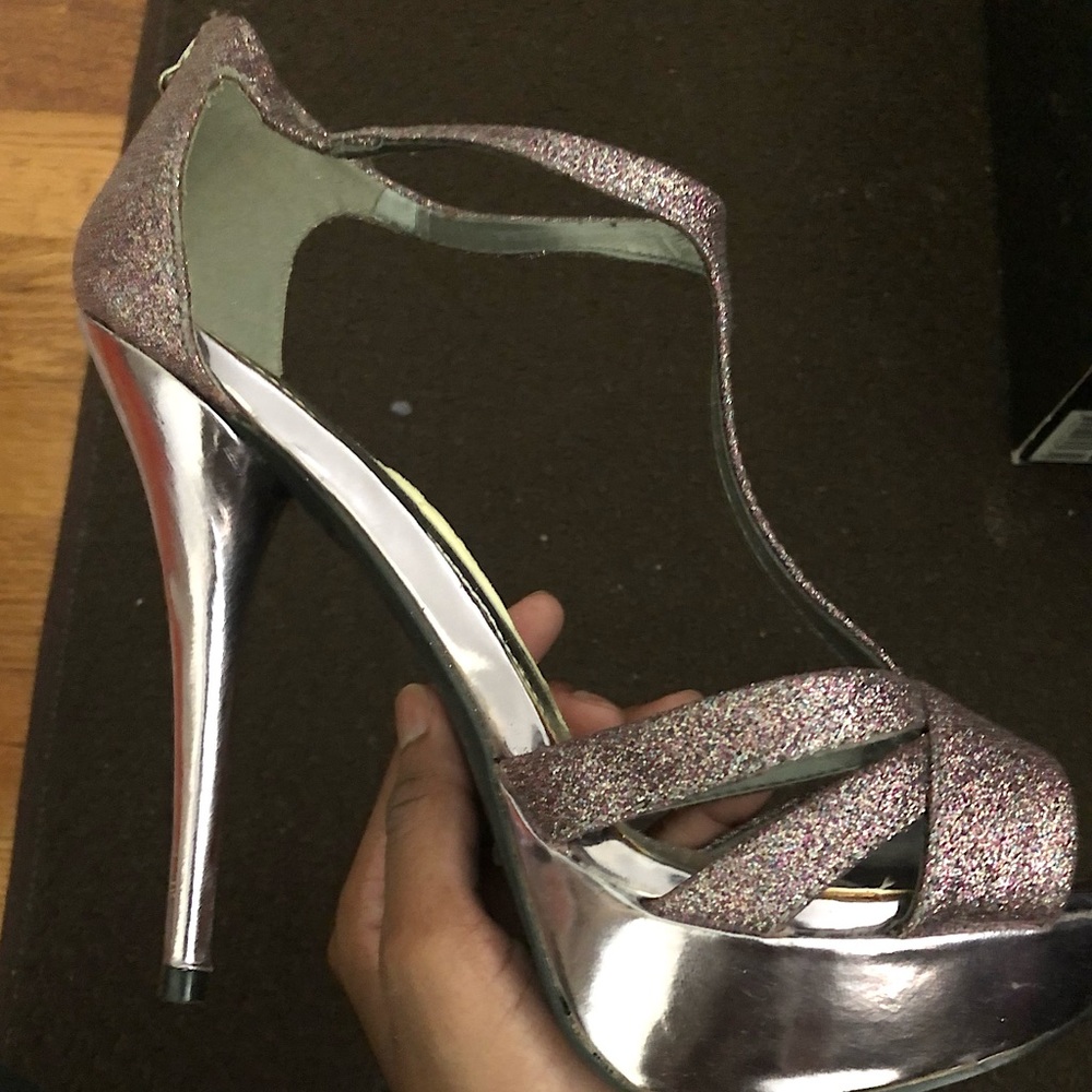 Sparkly High Heel Shoes